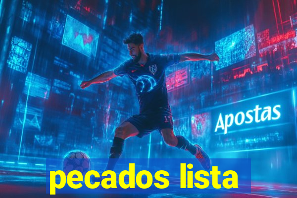 pecados lista